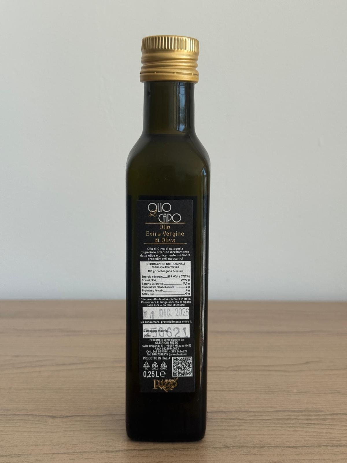 olio del campo extravergine di oliva 0,50l